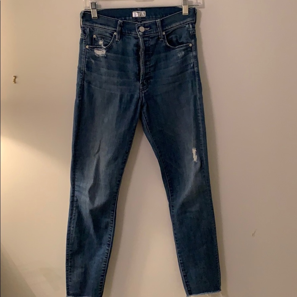 Mother Denim The Ankle Stunner Fray